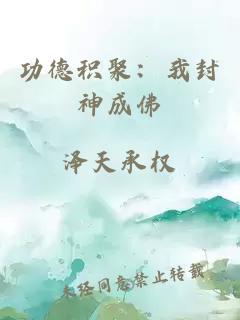 功德积聚：我封神成佛