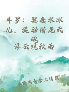 斗罗：娶妻水冰儿，奖励谱尼武魂